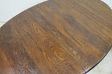 Large Antique English Oak Barley Twist Drop Leaf Gate Leg Table - Refinished