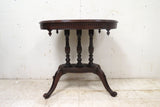Antique Mahogany Side Table, Accent Table, Parlor Table, Foyer Table - 3 Columns