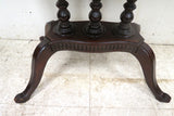 Antique Mahogany Side Table, Accent Table, Parlor Table, Foyer Table - 3 Columns