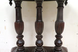 Antique Mahogany Side Table, Accent Table, Parlor Table, Foyer Table - 3 Columns