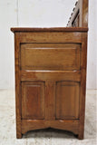 Antique Carved Dutch Hall Bench or Monks Bench With Under Seat Storage