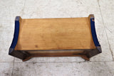Vintage English Mahogany Wood Jewelry Casket Or Jewelry Box