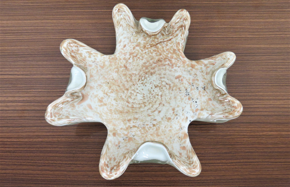 【未使用品】MURANO イタリア製　アート　ガラス 大皿　ボウル　39cm 41urDa+yLAL.jpg_BO30,255,255,
