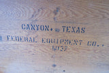 1937 Wood USPS Mail Postal Sorting Table From A Texas Post Office By Federal Equipment Company
