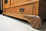 Antique Buffet, Server or Sideboard With Mirrored Topper