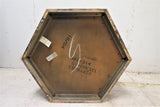 Vintage Drexel Esperanto Hexagon Side Table or End Table