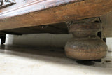 Amazing Antique English Cartouche Carved Medallion Front Hunt Cabinet Circa 1870