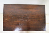 Antique English Tall Barley Twist Rectangular Side Table
