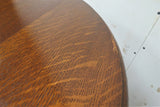 Antique English Oak Barley Twist Gate Leg Drop Leaf Table