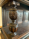 Amazing Antique Large Bruegel Carved Server Circa 1860