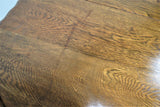 Antique English Oak Barley Twist Scalloped Edge Gate Leg Drop Leaf Table