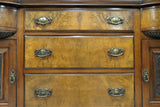 Amazing Burled Mahogany Edwardian Sideboard or Buffet Circa 1880