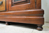 Amazing Burled Mahogany Edwardian Sideboard or Buffet Circa 1880