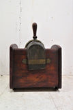 Antique Coal Hod or Coal Scuttle With Shovel Scoop and Lined Interior