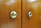 Mid Century English Double Door Wardrobe Armoire