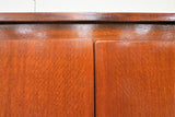 Mid Century English Double Door Wardrobe Armoire