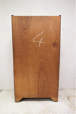 Mid Century English Double Door Wardrobe Armoire