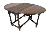 barley twist drop leaf table