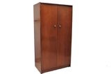 Mid Century English Double Door Wardrobe Armoire