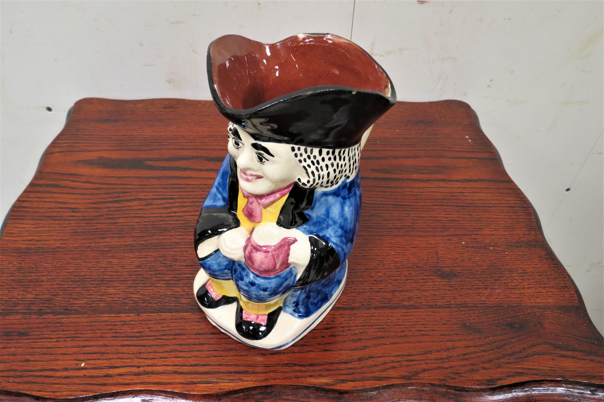 Vintage English Character Large Toby Jug or Toby Pitcher – No. 7