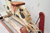Vintage Folk Art Wooden Child's Rocking Horse