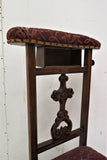 Antique French Prayer Chair Prie Dieu