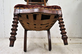 Antique French Prayer Chair Prie Dieu