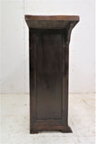 Antique Gothic Renaissance Carved Entry Table And Entry Cabinet