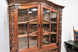 Vintage French Highly Carved China Cabinet or Hutch