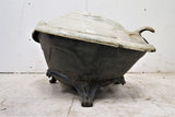 Antique French Cast Iron Coal Hod