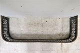 Vintage English Pierced Brass Fireplace Fender