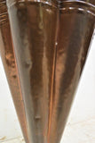 Vintage French Hammered Copper Umbrella Stand
