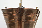 Vintage French Hammered Copper Umbrella Stand