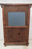 Vintage French Carved Lift Top Cocktail Cabinet With Mirrored Interior