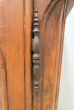 Antique French Louis XVI Style Shell Carved China Cabinet
