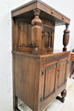 Small Antique English Court Cupboard