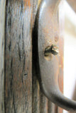 Antique English Hall Tree And Umbrella Stand With Beveled Mirror And Storage Box