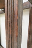 Antique English Hall Tree And Umbrella Stand With Beveled Mirror And Storage Box
