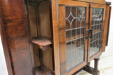 Unique Antique English Joseph Wallis Bookcase