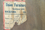 Antique Phone Cabinet From Union Furniture Company, Rockford Illinois