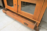 Antique Buffet, Server or Sideboard With Mirrored Topper