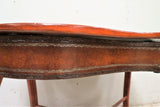 English Regency Style Leather Butlers Tray Coffee Table
