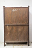 Vintage English Oak Double Door Fitted Gentleman's Wardrobe