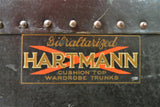 Vintage Hartmann Cushion Top Wardrobe Trunk