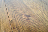 Antique English Oak Barley Twist Scalloped Edge Gate Leg Drop Leaf Table