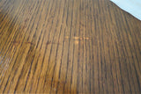 Antique English Oak Barley Twist Scalloped Edge Gate Leg Drop Leaf Table