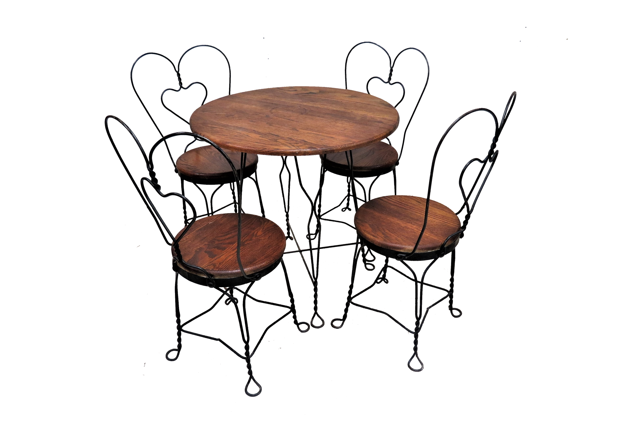 Vintage ice cream parlor set hot sale