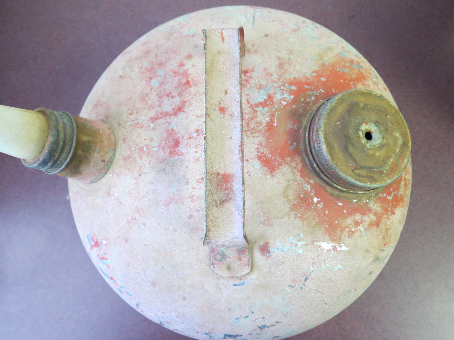 Vintage Brookins Galvanized Gasoline Can 2.5 Gallons – No. 7