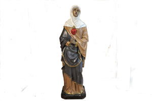 french sacred heart madonna statue