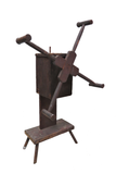 Antique Primitive Farmhouse Wood Yarn Winder